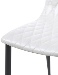 Set 2 buc. scaune sufragerie Montego (alb + negru). 1035608