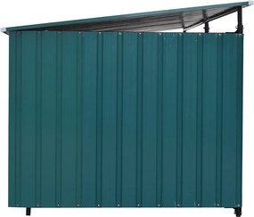 Volieră pentru câine, 256x125x100 cm, de culoare verde închis, DOGNY TYP 6