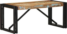 vidaXL Masuta de cafea multicolora 80x40x35 cm lemn masiv recuperat