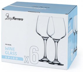 Set pahare de vin Luigi Ferrero Spigo FR-592AL 400ml, 6 buc 1006924