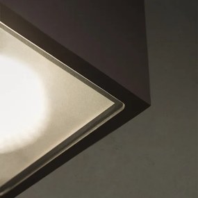 Ideal Lux - Spot exterior TECHO 1xGU10/20W/230V 9x9 cm IP54 negru