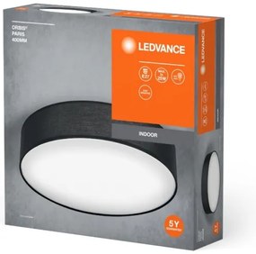 Plafonieră ORBIS PARIS 2xE27/25W/230V negru Ledvance