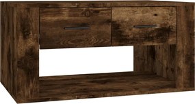 vidaXL Măsuță de cafea, stejar fumuriu, 80x50x40 cm, lemn prelucrat