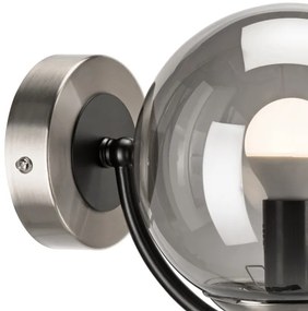 Aplică GEORGIA 1xE14/5W/230V crom mat/fumuriu