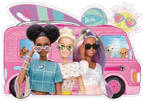 Barbie Car Puzzle de formă Clementoni - 104 piese