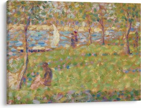 Tablou - Georges Seurat, Study for "La Grande Jatte", reproducere (70x50 cm)