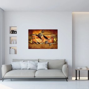 Tablou abstracției (90x60 cm)