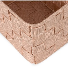 Organizator Compactor pentru sertareTEX, 19 x 14 x 13 cm, înalt, roz
