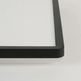 Plafonieră LED pentru baie Brilagi ULTRA SLIM LED/24W/230V 42x42 cm negru IP54