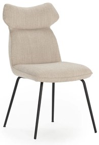 Scaune de dining bej 2 buc. Dara – Marckeric