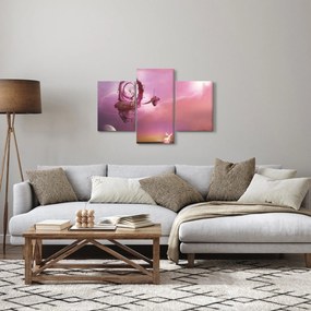 Tablou - Zână pe o insulă plutitoare (90x60 cm)