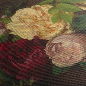Tablou - Henri Fantin-Latour, Roses de Nice on a Table, reproducere (150x105 cm)