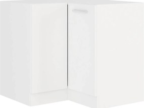 Dulap inferior de bucătărie, de colț Edris 89 x 89 DN 1F BB (alb). 1032827