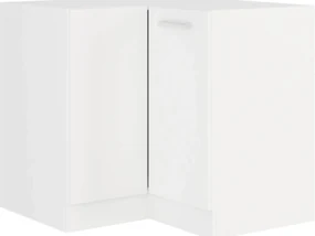 Dulap inferior de bucătărie, de colț Edris 89 x 89 DN 1F BB (alb). 1032827