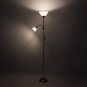 Brilagi - Lampadar ARIANA 1xE27/100W/230V + 1xE14/25W auriu