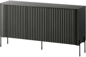 Comoda VERA, negru, PAL laminat, 150x40x80 cm