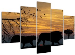 Tablou cu Safari (150x105 cm)