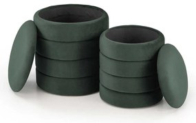 Taburet Chase, verde închis