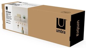 Cuier pentru chei de montat pe perete din metal Estique – Umbra