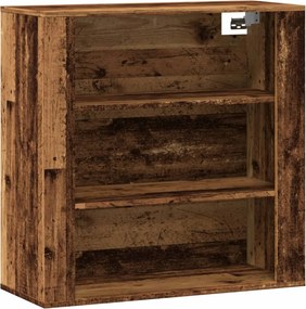 vidaXL Dulap de perete, lemn vechi, 80x33x80 cm, lemn prelucrat