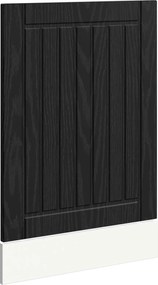 vidaXL Dulap de bucătărie Stejar Negru 45 x 1,5 x 67 cm Lemn compozit