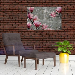 Tablou cu flori (90x60 cm)