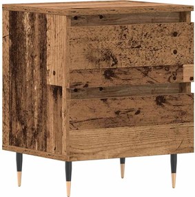 vidaXL Dulap de noapte Lemn vechi 40 x 35 x 50 cm Lemn compozit