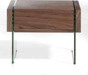 Masuta/ Noptiera eleganta design deosebit Aurore AC-CP1803-H-NOGAL