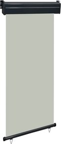 vidaXL Copertină laterală de balcon, gri, 100 x 250 cm