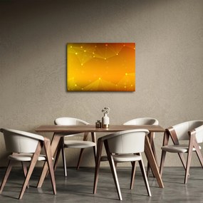 Tabloul abstract galben (70x50 cm)