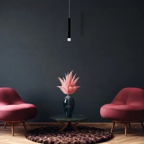 LED Lustră pe cablu CARBON LED/5W/230V