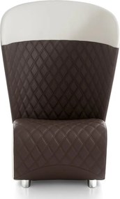 Koccola lemn masiv Top – Fotoliu cu spatar inalt si design geometric