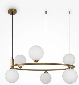 Lustra suspendata design circular RING alama