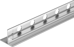Profil inclinat stanga pentru sticla Balneo Floor Strips 120 cm finisaj inox periat