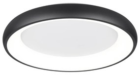 Plafonieră neagră LED cu intensitate reglabilă Cardona – Trio