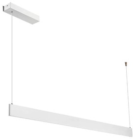 Lustră suspendată pe cablu LINEA LED/36W/230V 3000/4000/5700K CRI 90 alb