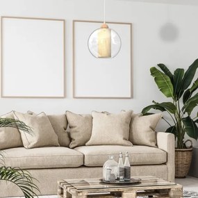 Lustră pe cablu TELA 1xE27/60W/230V d. 25 cm