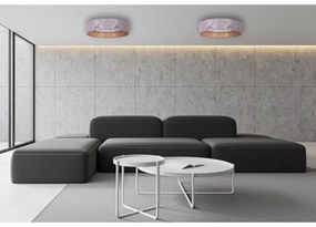 Plafonieră LED VELVET STAR LED/24W/230V d. 40 cm  gri/aurie Brilagi