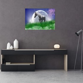 Tablou cu unicorn (70x50 cm), în 40 de alte dimensiuni noi