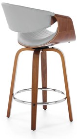 Scaun de bar H123 gri/nuc