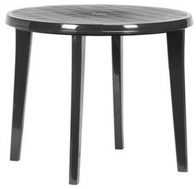 Masă de grădină din plastic Lisa, grafit