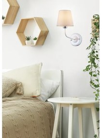 Lampă de perete YORK 1xE14/60W/230V albă