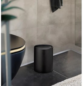 WENKO 25208100 - Coș ATRI, 21 x 25,5 cm, negru