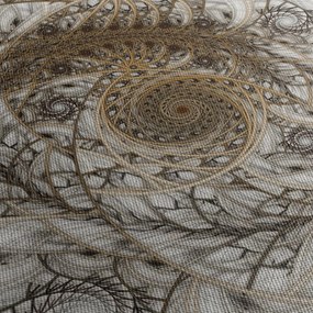 Tablou artei ornamentale (cu ceas) (90x30 cm)