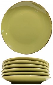 Farfurie Gresie 26cm HOME Verde Olive Pal, fel principal