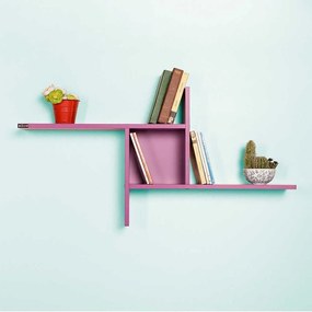 Raft de perete Adore Windmill cu 3 Compartimente, 100 x 50 x 18 cm