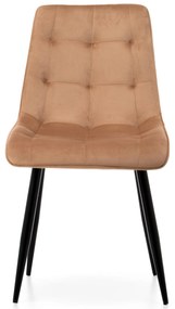 JAKS SCAUN DE SUFRAGERIE CHIC VELVET BEJ