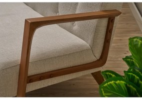 Canapea TUMI, 2 locuri, crem