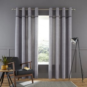 Draperii gri în set de 2 bucăți 229x168 cm Melville - Catherine Lansfield