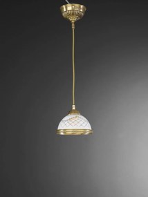 Pendul clasic design italian din alama, sticla 7002 RA-L. 7002/16
